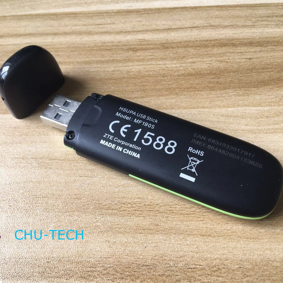 Unlocked ZTE MF190s MF190 Unlocked 3G GSM 7.2 Mbps USB modem PK huawei E182E