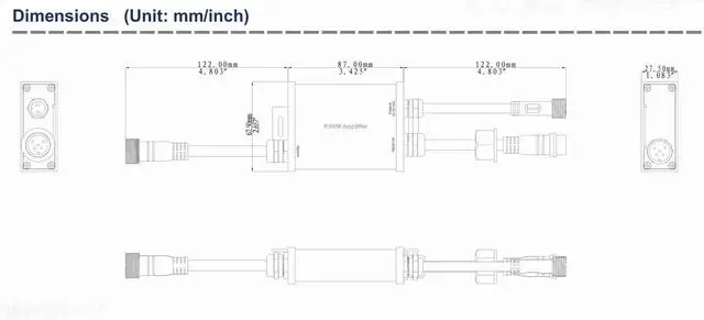 4 в 1 rgbw водонепроницаемый усилитель сигнала DC12 24v 180 Вт дизайн для RGBW led настенная