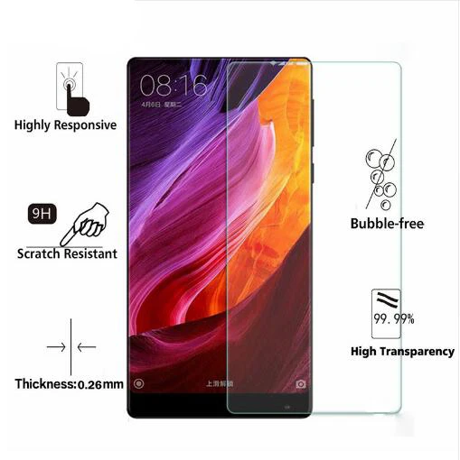 2 упаковки, 2.5D Закаленное стекло для Xiaomi mi Mix 2, ультратонкая Защитная пленка для экрана, для Xiaomi mi Mix 2, Xiaomi mi, стекло mi x 2, 5,99 дюйма