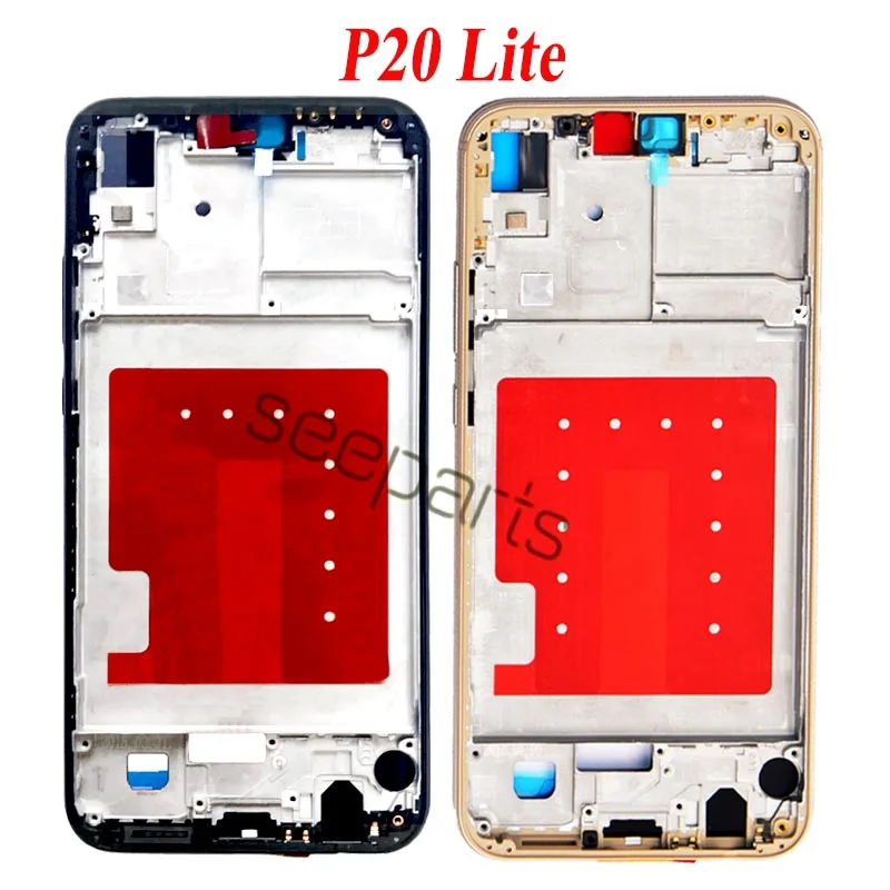 5,8 ''huawei P20 средняя Рамка передняя рамка; Лицевая панель Корпус чехол huawei P20 Lite средняя рамка запасные части p20 Pro
