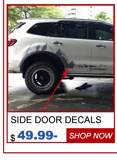custom car decals 6pc protect scratch modified side body mud 4X4 styling graphic vinyl car stickers for ford everest