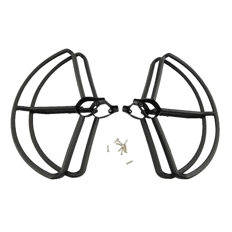 2 пары лезвий CW/CCW и 4 шт защитное кольцо для Hubsan H501S H501A H501C H501M W Pro RC вертолет черный |
