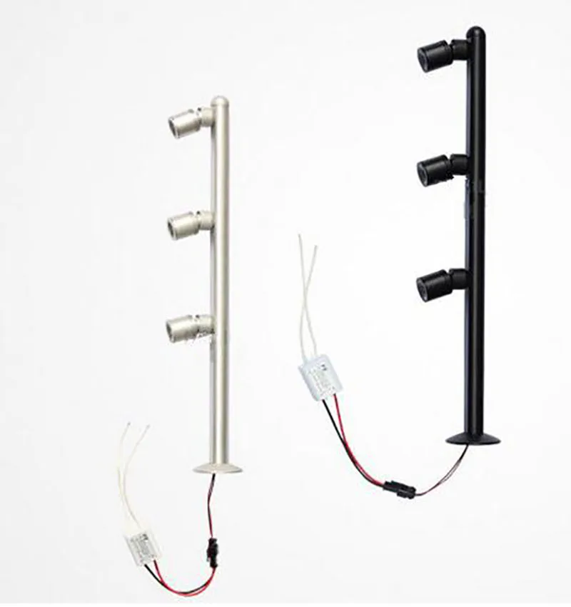 Светодиодный 1 3 Вт светодиодный шкаф точечный для ламп счетчик ювелирные