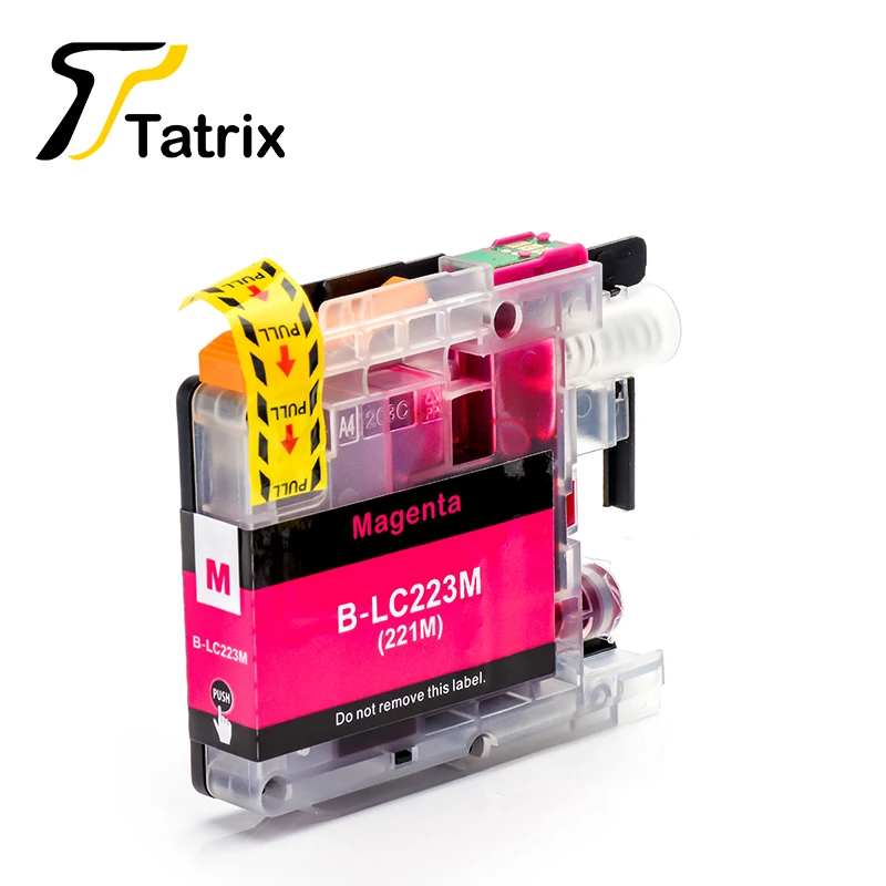 Чернильный картридж Tatrix LC221 LC223 для струйных принтеров совместимый с цветами Brother