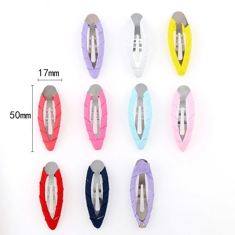 Mix Color 50*17mm 10PC Girl Hair Clips Hair Pins Accessories Women Hair Grip DIY Head Hairpins