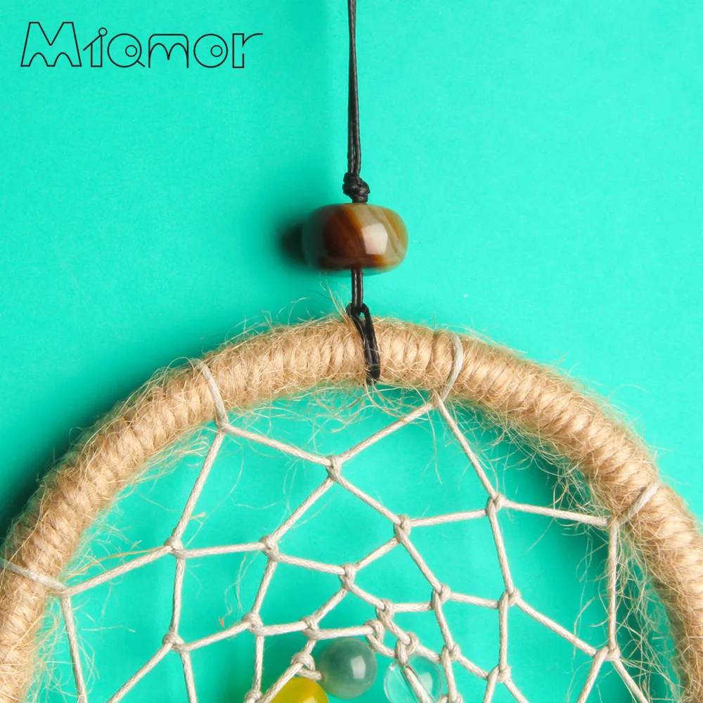 Аксессуары для декора стен MIAMOR Dreamcatcher с кружевом и камнями колокольчики детской