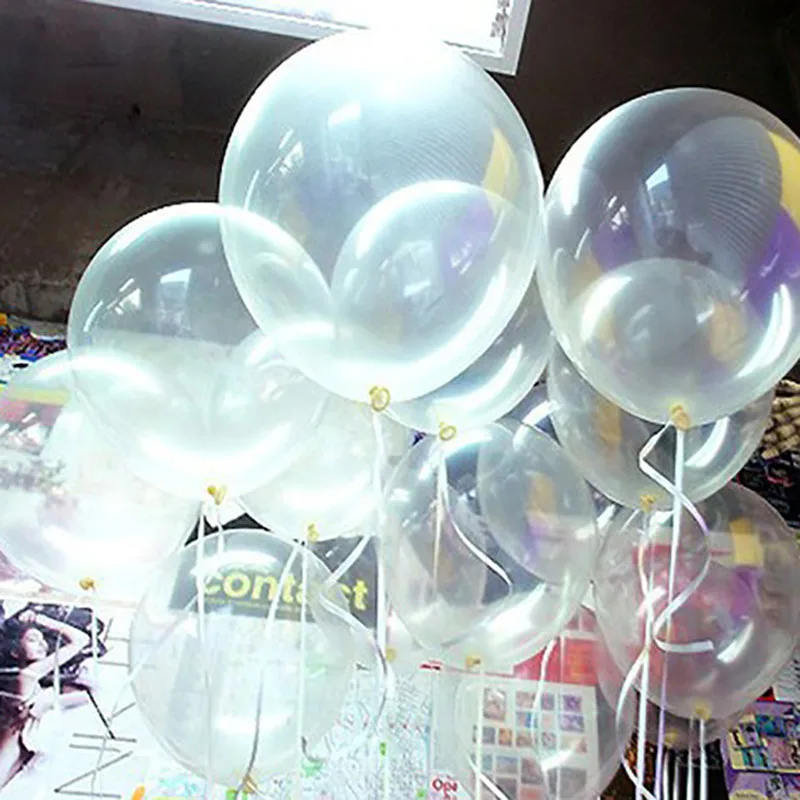 10 шт./лот 12 дюймов 3 2 г прозрачный воздушный шар из латекса толстый гелиевый