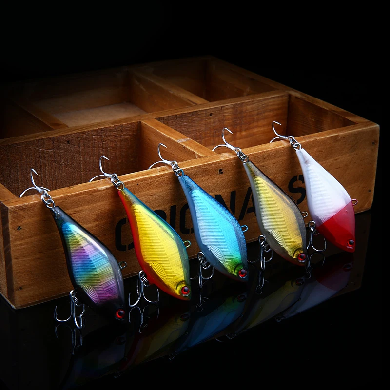 1 шт. многоцветная твердая приманка искусственные рыболовные снасти 6 3 см 14 г Vib