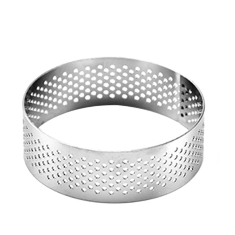 

Retractable Stainless Steel Circle Mousse Ring Cake Baking Tool Set Size Shape Adjustable Bakeware Silver