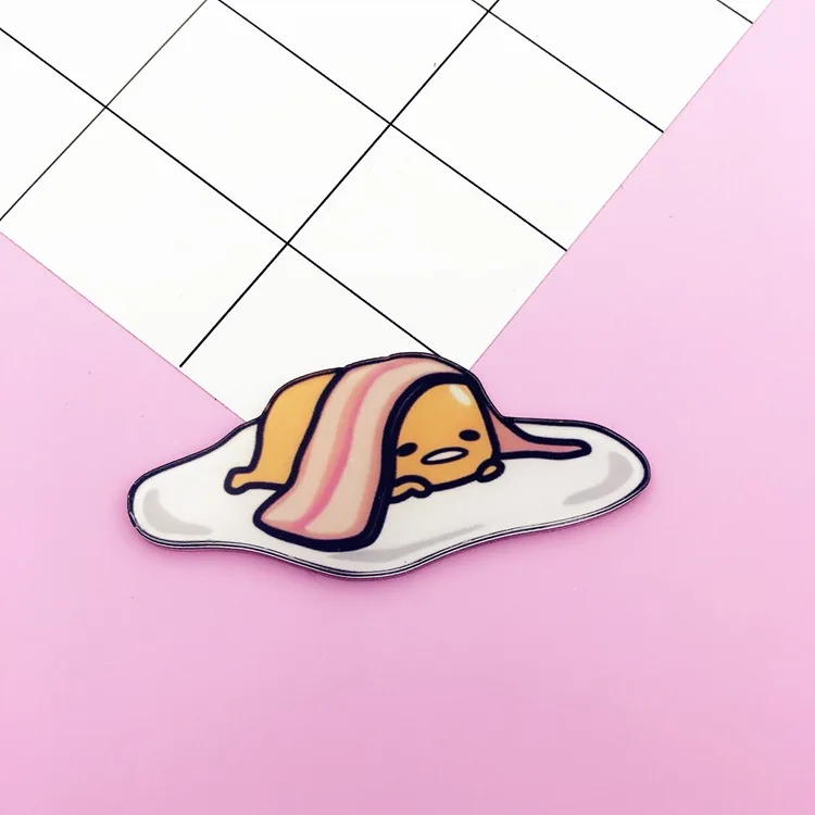 1 шт. мультфильм яйцо значок Kawaii Значки Harajuku акриловые булавки милый рюкзак