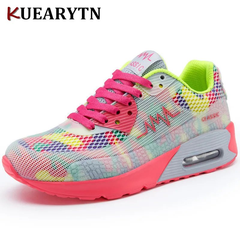 2017 Женская обувь европейских Весна выше воздушный сетчатый верх суперзвезда