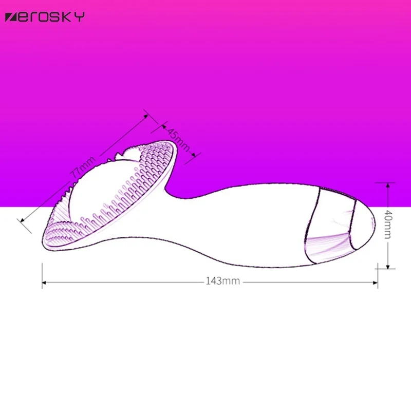Интимный вагинальный массажный фаллоимитатор для женщин Zerosky 360