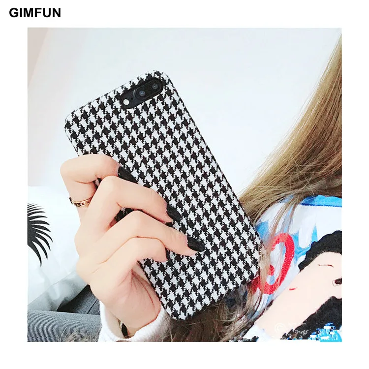 Gimfun осенне-зимний Мягкий тканевый чехол для телефона для Iphone11 Pro Max чехол красный черный ТПУ чехол для Iphone Xr X Xsmax 7 6 8 Plus