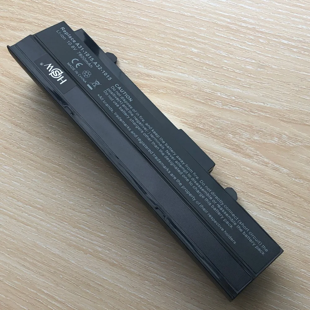 7800 мАч черный Аккумулятор для ноутбука Asus Eee PC VX6 1011 1015 1015 P 1015PE 1016 1215N 1215B A31-1015 A32-1015 AL31-1015 PL32-1015