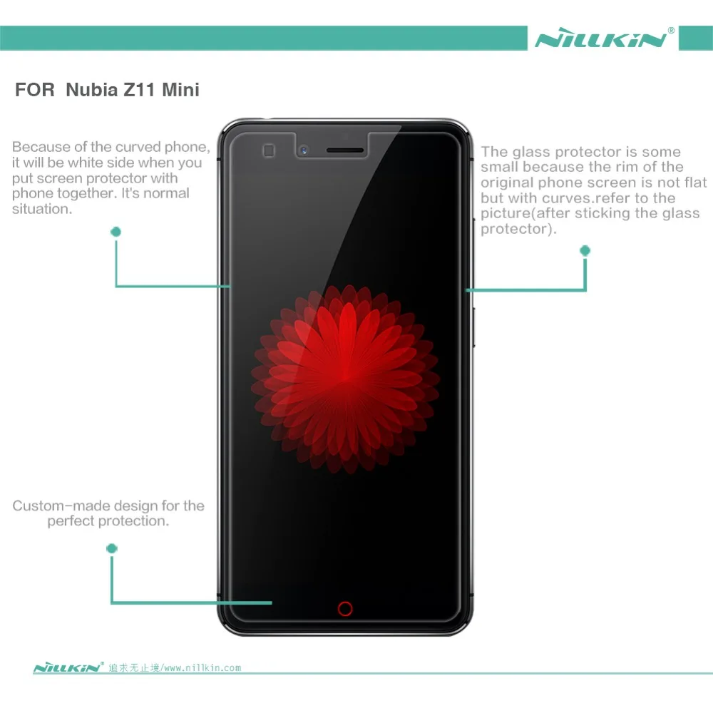 2 шт. Протектор Экрана Для Nubia Z11 Mini с Мини NILLKIN Super Clear С Антибликовым Покрытием