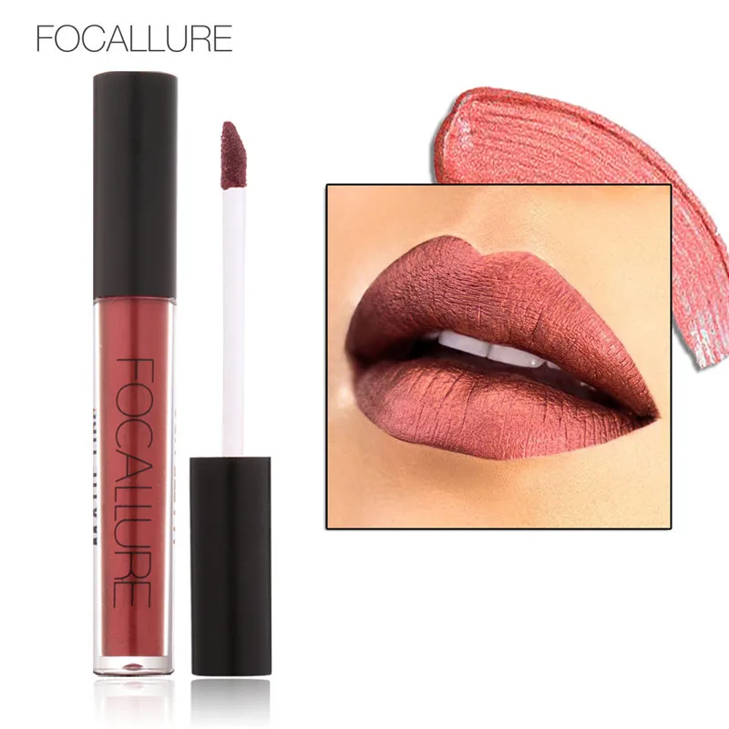 FOCALLURE металлические цвета длинная долговременная губная помада