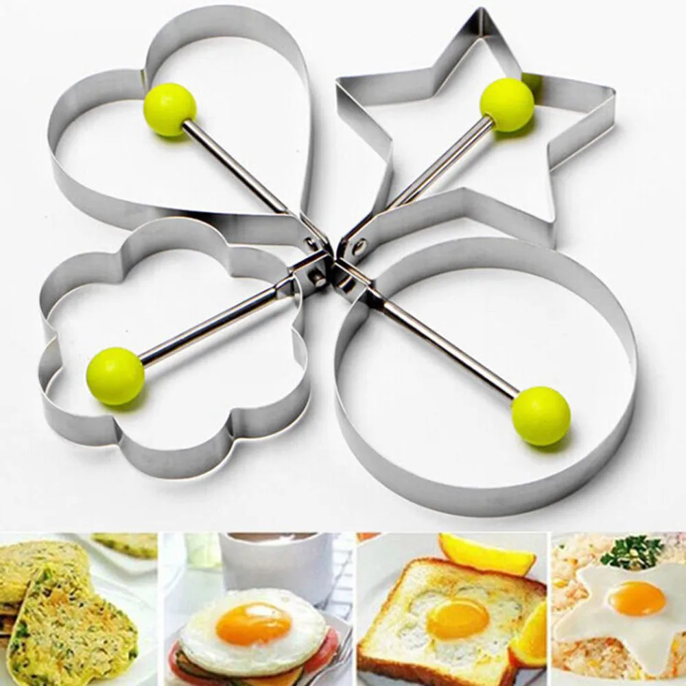 Stainless Steel Fried Egg Shaper egg Pancake Mould Mold Kitchen Cooking Tools Oct12#2 | Дом и сад