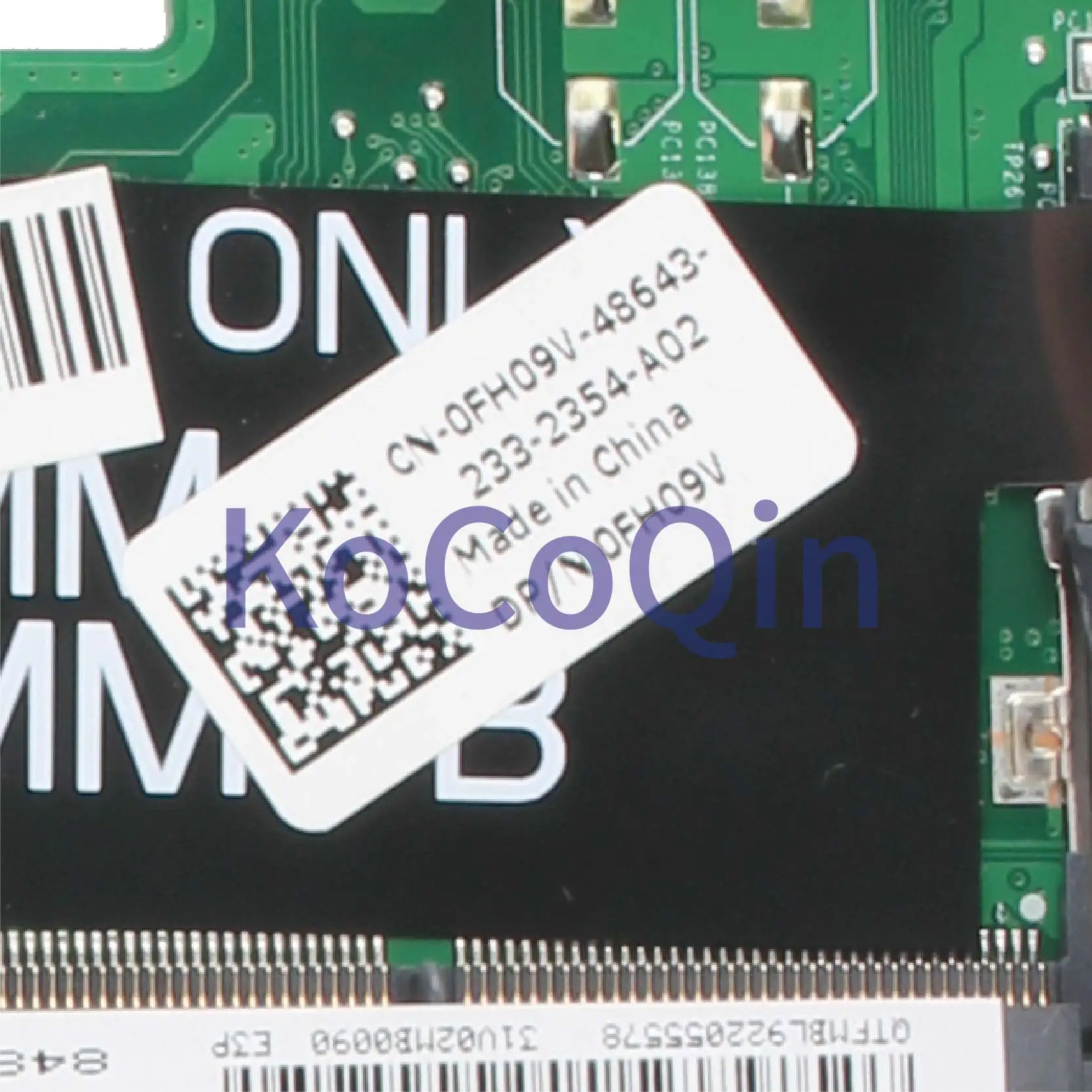 KoCoQin ноутбук материнская плата для Dell Inspiron 14R N4110 HM67 материнская плата 0FH09V 0FH09V DA0V02MB6E1 DDR3