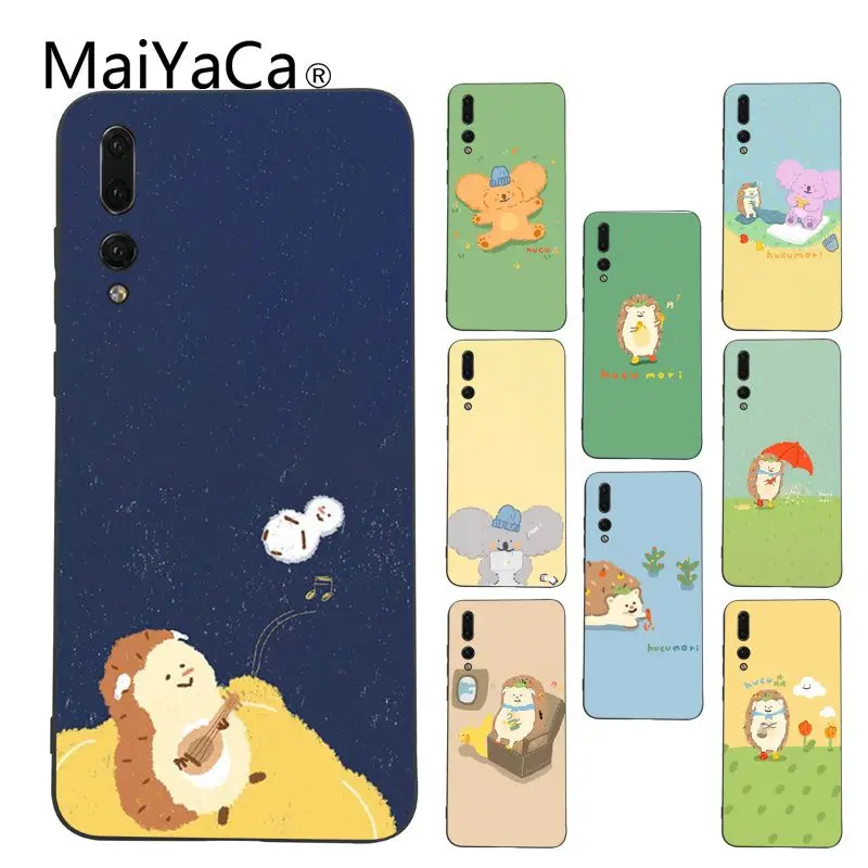 Милый маленький ежик MaiYaCa уникальный дизайн чехол для телефона Huawei P9 P10 Plus Mate9 10