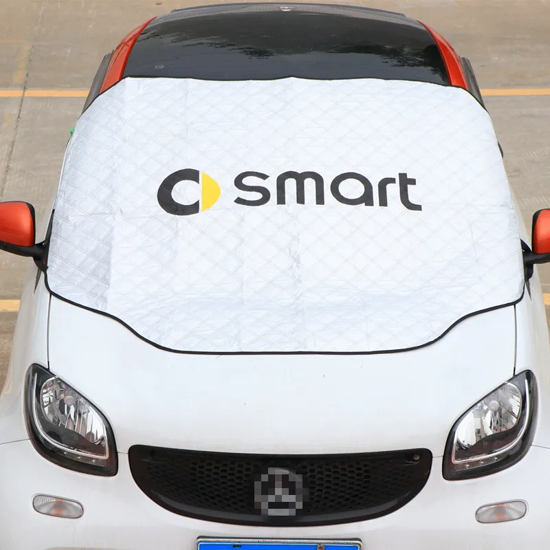Для smart 450 451 453 fortwo forfour солнцезащитный песок контроль антифриз снег Крышка Тент лобовое стекло автомобильный чехол солнцезащитный козырек