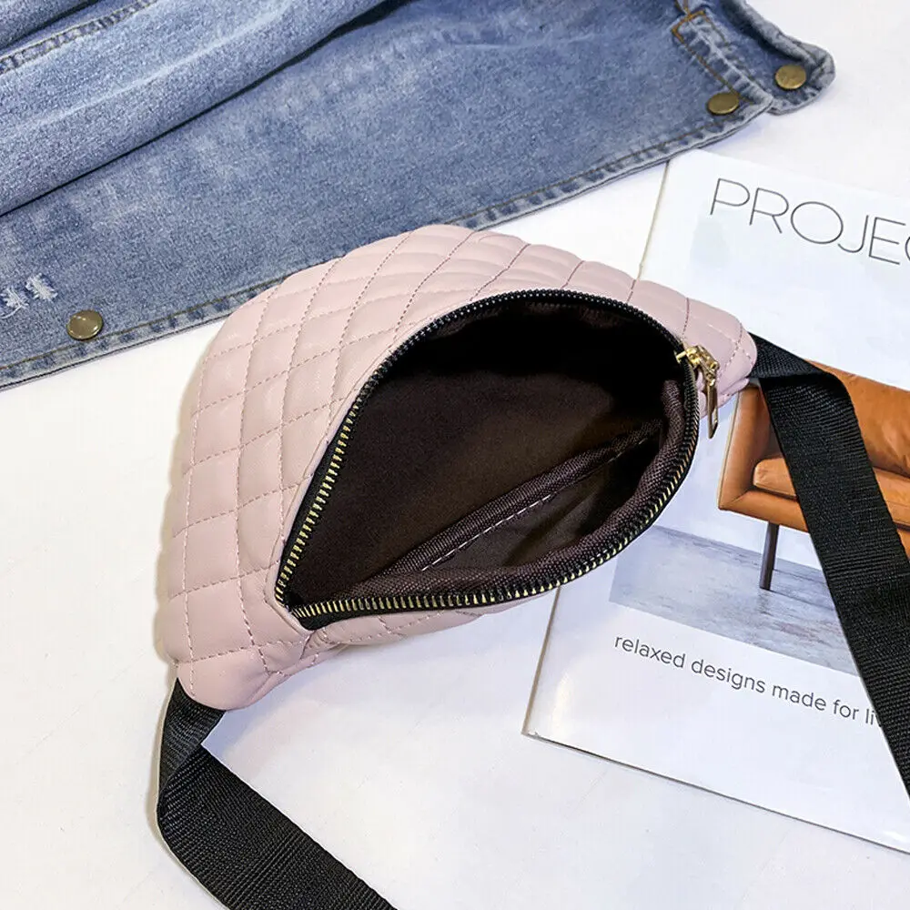 Новинка 2019 трендовые Поясные Сумки из искусственной кожи однотонные модные