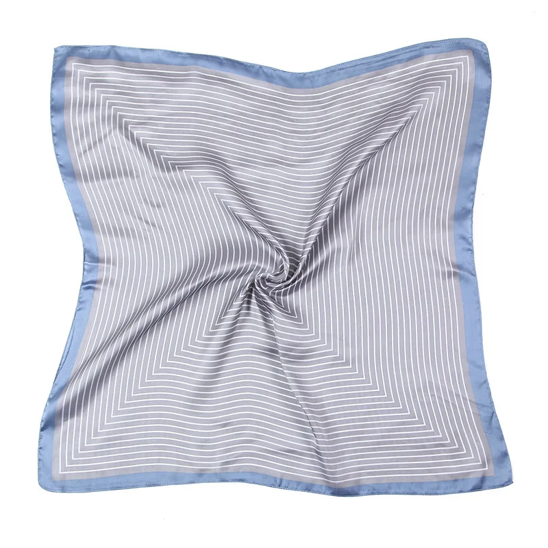 Женский квадратный шёлковый шарф модный летние шали и обертывания цветочный