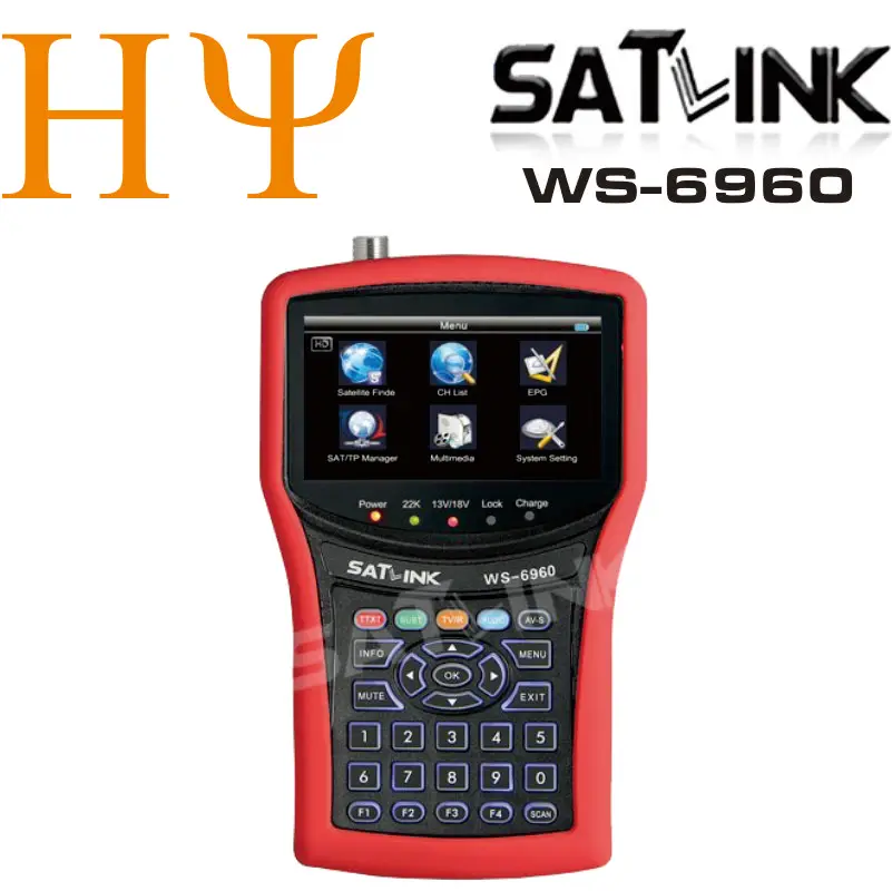 Спутниковый искатель Satlink 6960 1 шт. ws6960 4 3 дюймовый HD дисплей WS и DVB S MPEG4 satlink|satlink