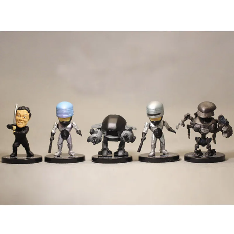 Фигурка Робокопа ED-209 Мерфи фигурки анимированные вер. Коллекционная модель игрушки 5 шт./компл. 6,5 см