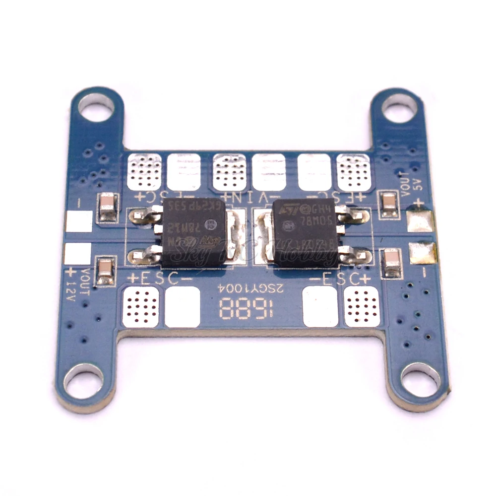 Блок питания и BEC 5 в 12 В PDB распределительная плата Поддержка 3-4S Lipo для FPV