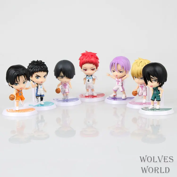 Huong Аниме Kuroko's Basketball 7 шт./компл. Kuroko no Basuke издание 5-го ПВХ мини-Фигурки