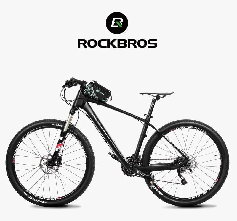 ROCKBROS телефон с сенсорным экраном 6,0 дюйм. Горный велосипед велосипедная сумка горный велосипед Водонепроницаемая седельная сумка верхняя передняя Труба велосипедная сумка