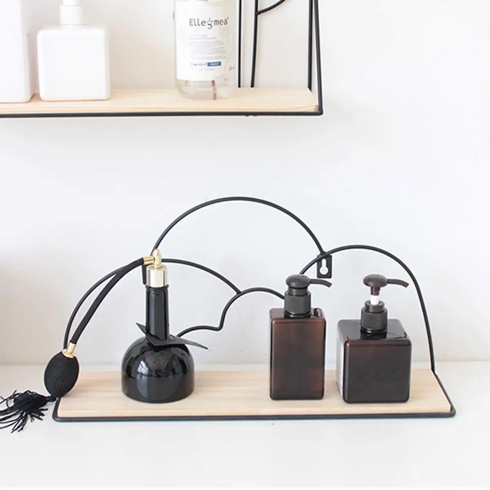 Креативная железная настенная полка склад хралилище подставленное к стене