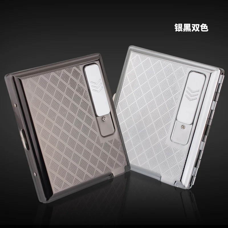 Креативный чехол для сигарет с зажигалкой ветрозащитные USB зажигалки