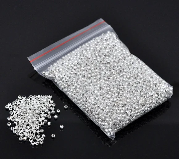 DoreenBeads Посеребренные гладкие разделители бусин поделки модные браслеты серьги