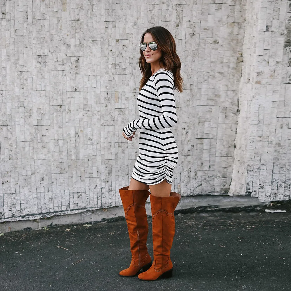 2018 Новый сезон: весна–лето Для женщин Drees Сексуальная шею модные черный белый