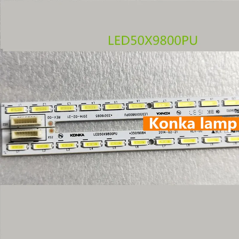 ЖК-лента для подсветки Konka 35019084 35019095 2 шт./лот LED50X9800PU 37025265 левый и правый 540 мм 56LED 100%