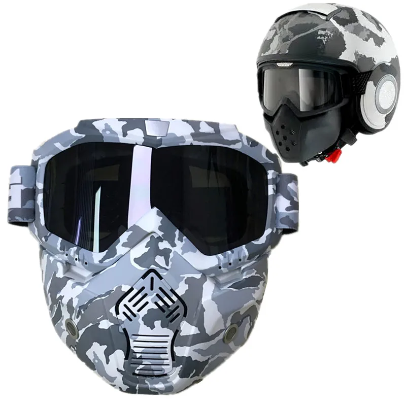 Новинка мотоциклетная маска очки шлем камуфляжные уличный истребитель