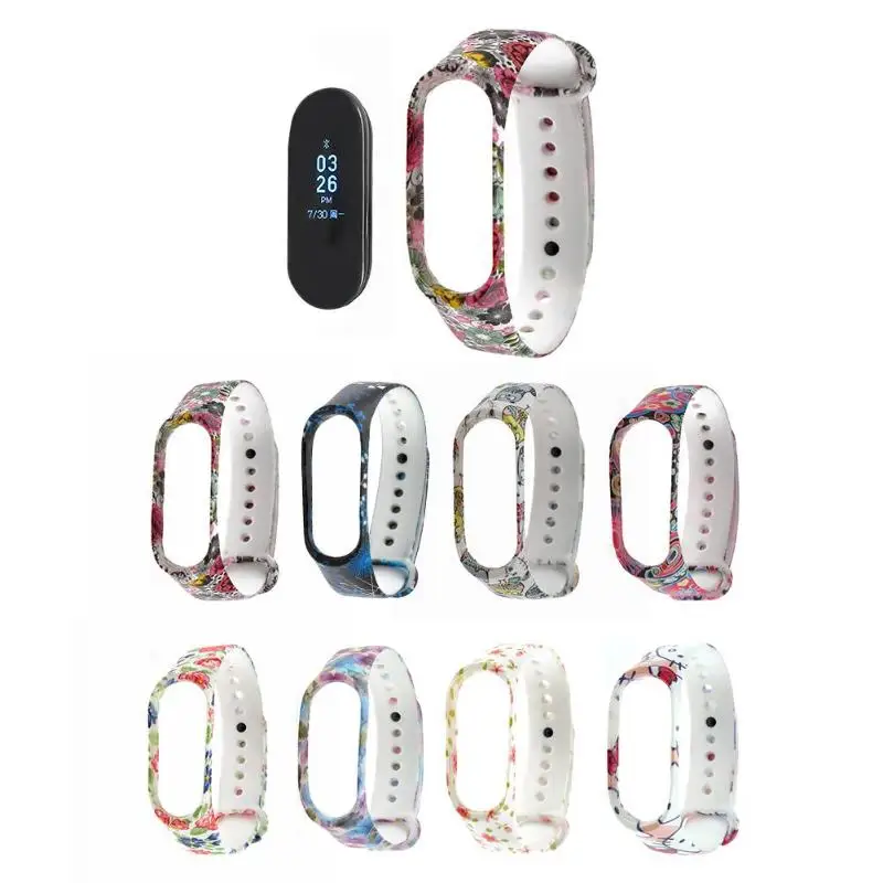 1 шт. мягкий силиконовый регулируемый ремешок для часов Xiaomi Mi Band