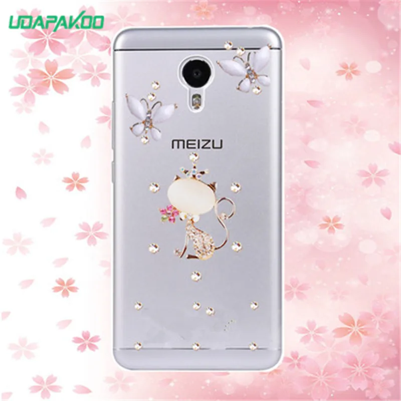 Чехол для мобильного телефона с кристаллами и стразами Meizu 16 15 PLUS MX5 MX6 Pro 6 s 7 M6T M2E M5C