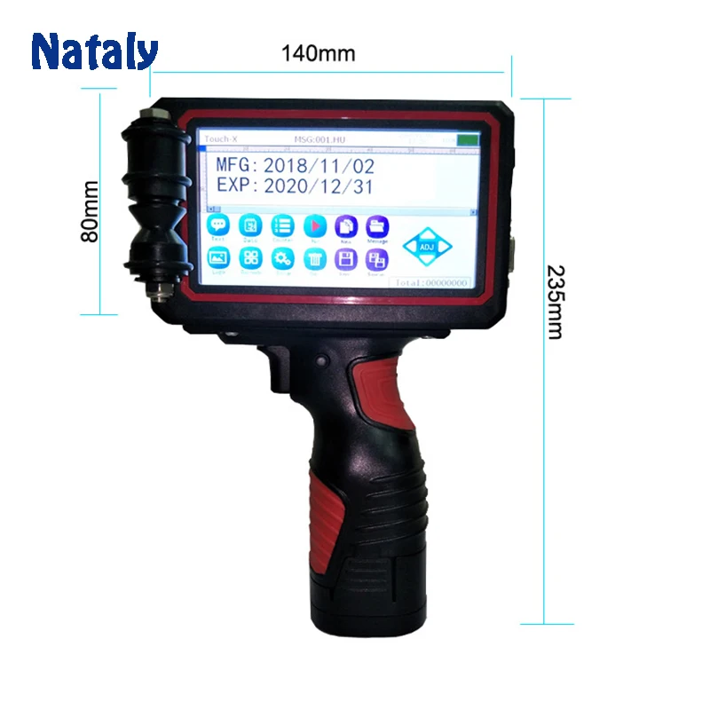 Прямая продажа с завода Nataly TX промышленный ручной струйный принтер для даты