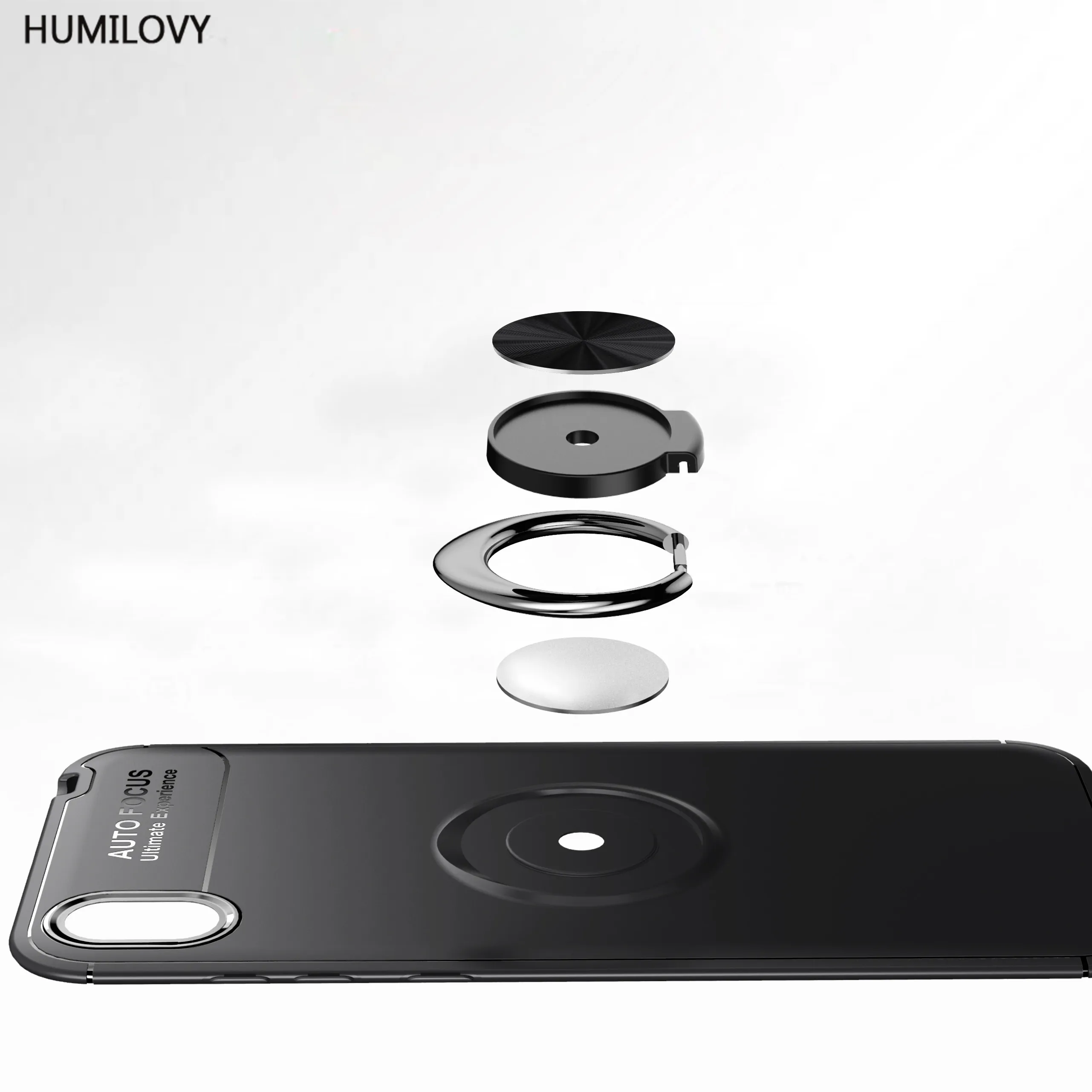 For Huawei Y5 2019 Case Honor 8S Magnetic Bracket Soft Silicone TPU Back Cover for Capa AMN-LX9 AMN-LX1 |