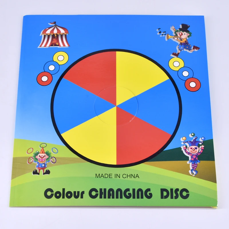 2pcs Color Changing Laser CD Magic Tricks Fun Close Up Colour Change In Empty Bag Magia Illusion Gimmick Props Toys for Kids | Игрушки и