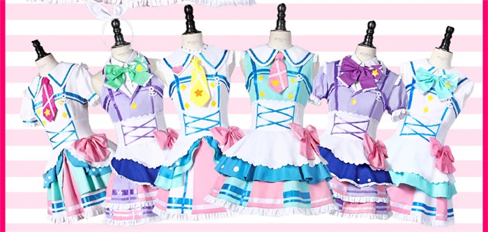 Love live cosplay sunshine aqours matsuura Kanan косплей костюм вечернее платье на Хэллоуин Униформа Индивидуальный заказ