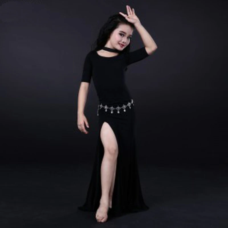 Новое поступление Детская Одежда для танцев на животе комплект одежды