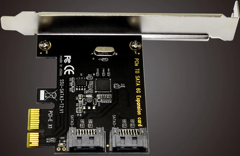 SATA 3 0 III 2 портовый внутренний 6 Гбит/с порт s к PCI Expess карта контроллера хоста|sata