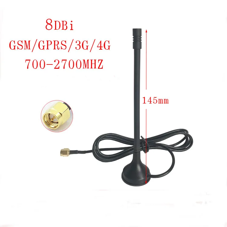 

CDMA GPRS GSM WCDMA 3G 4G full frequency 5dBi small suction dish antenna DTU module high-gain antenna