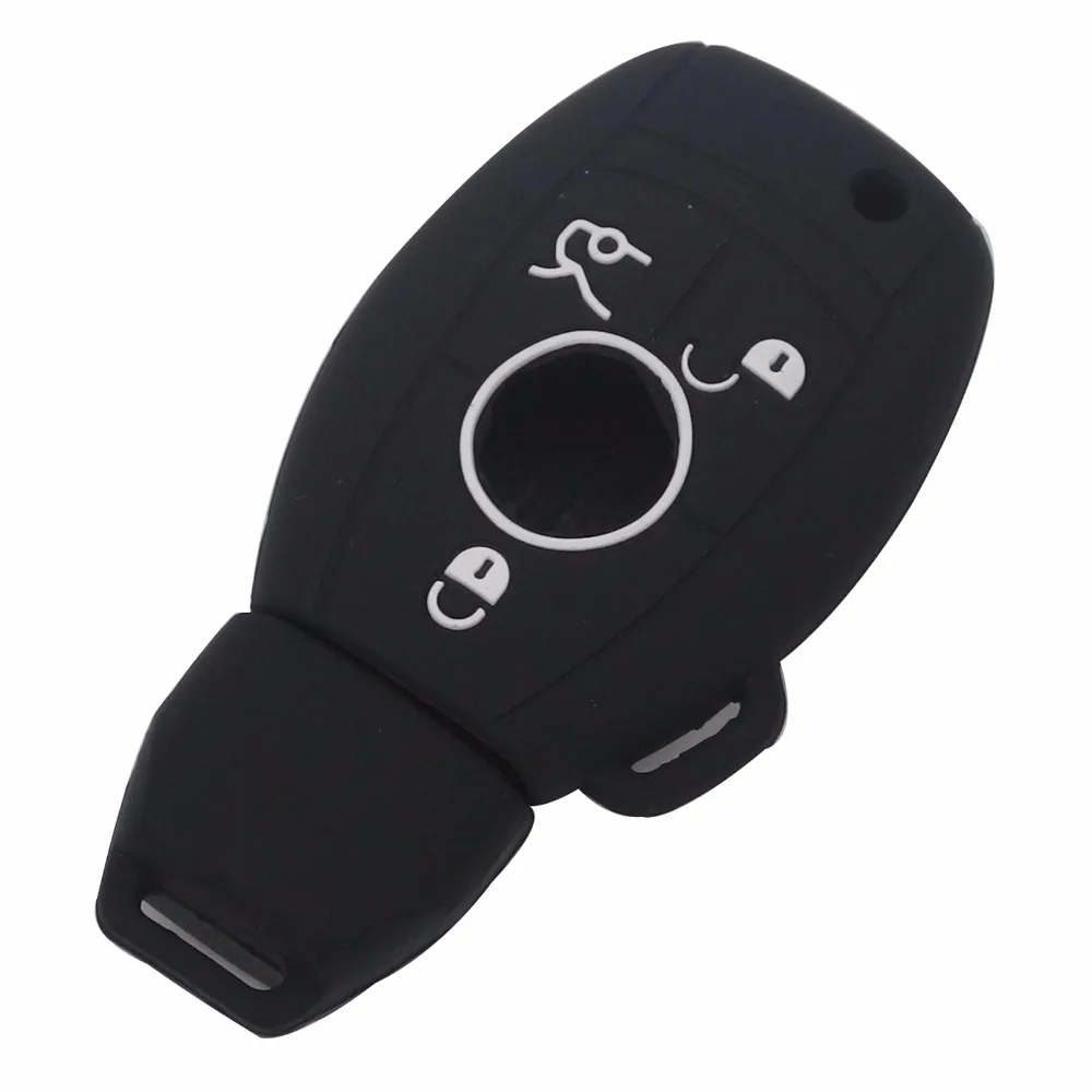 Пульт дистанционного управления jingyuqin 10ps 3 кнопки для Mercedes Benz Fob Case Smart W203 W211 CLK A C E S