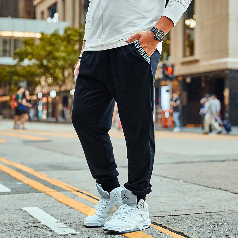GXXH New Tide Brand Big Size Men's Wear 7XL Loose Casual Pants Fat Guy Back Pocket Camouflage Print Trousers Autumn Winter