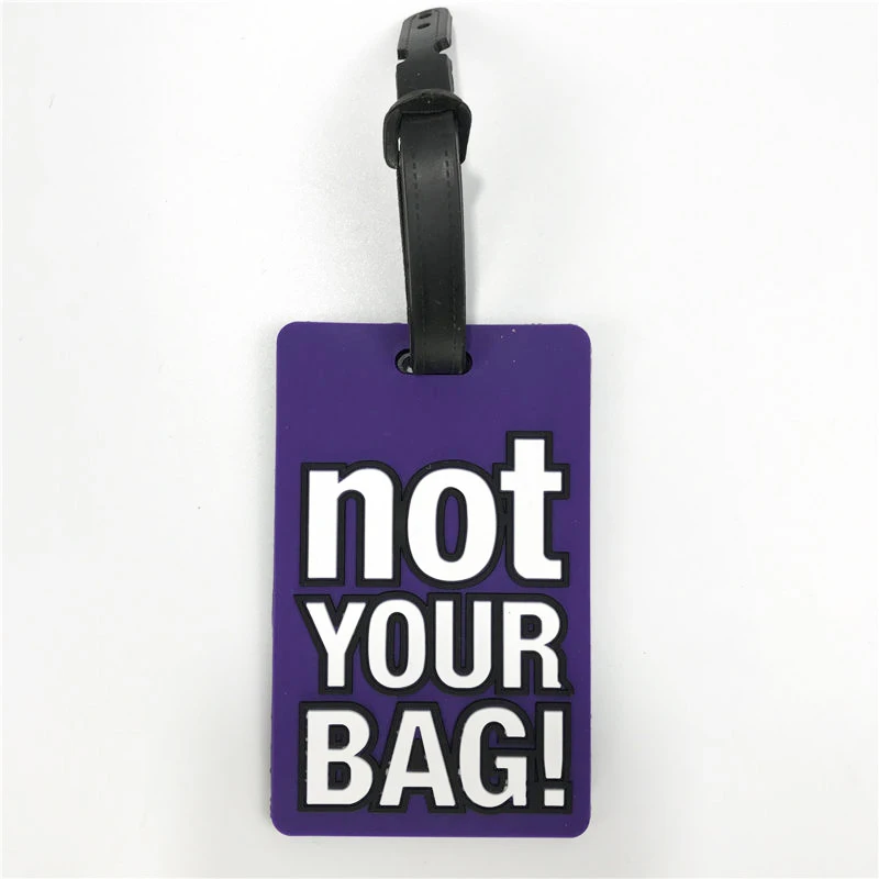 Оригинальные аксессуары для путешествий с надписью Not Your Bag бирки багажа модные