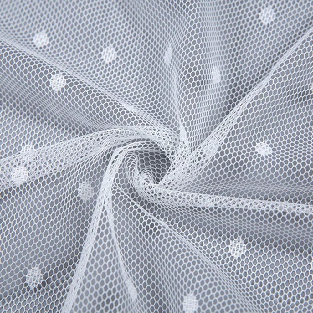 Женская кружевная блузка в горошек привлекательная прозрачная сетчатая с